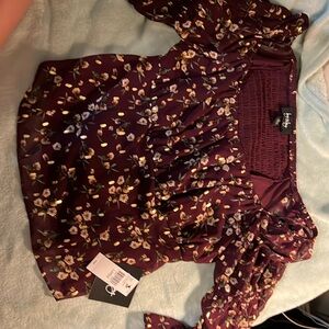 Floral pattern shirt